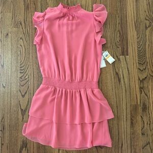 Coral Short Dress